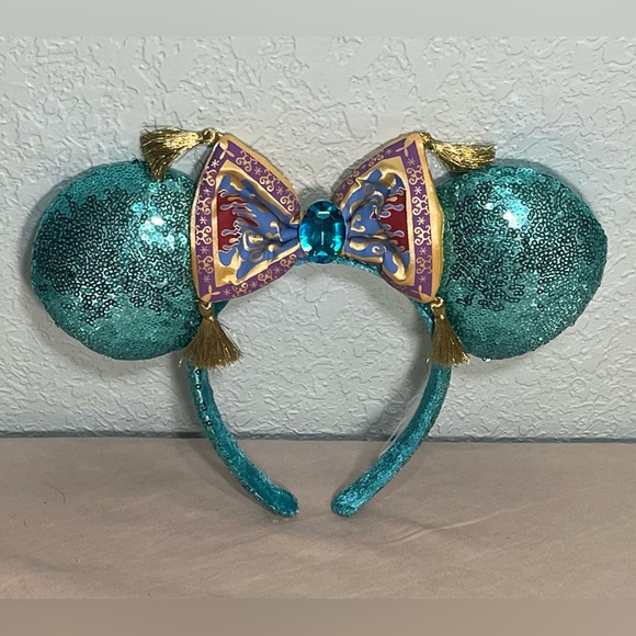 Disney Accessories - WDW DISNEY PARKS Princess Jasmine Minnie Mouse Ears Headband NWOT